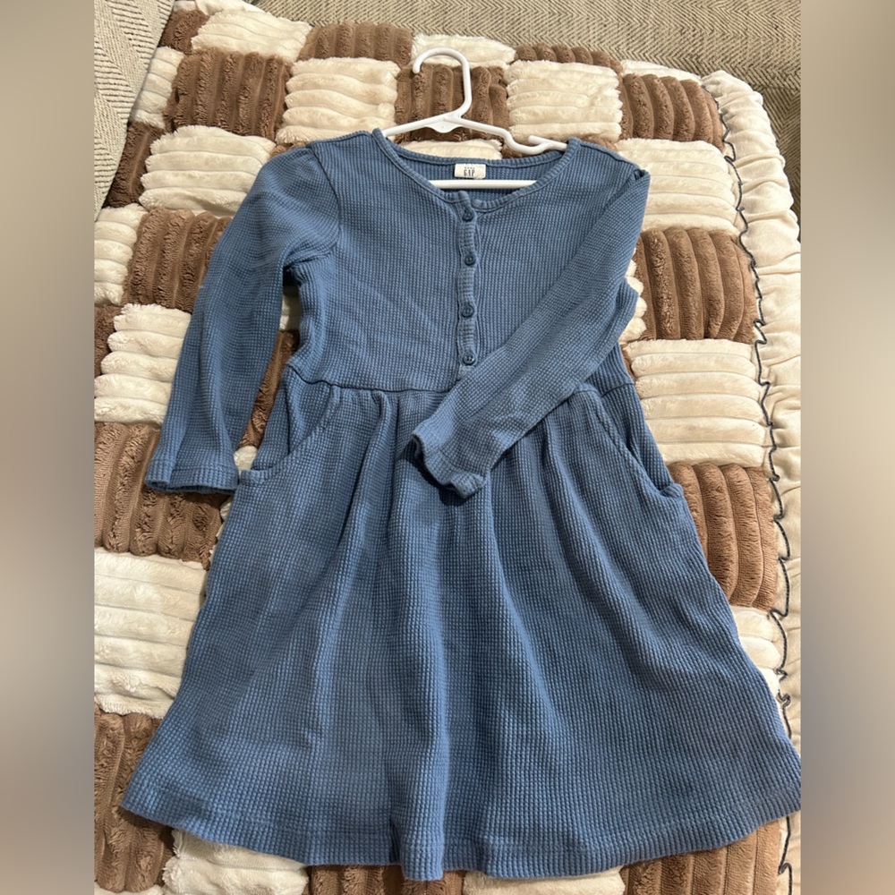 GAP Steel Blue Knit dress